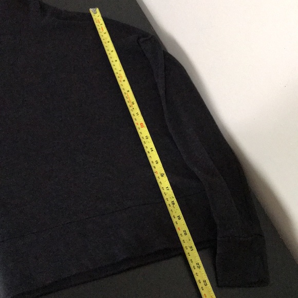 Aritzia Community Allora Turtleneck Boxy Sweater Charcoal Grey - Picture 11 of 11